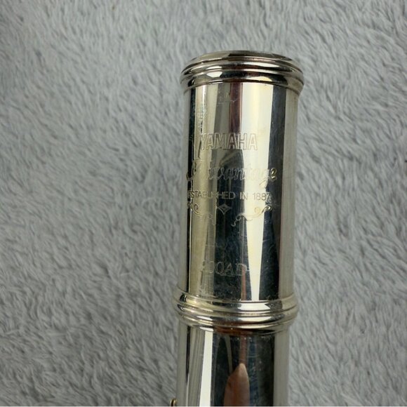 Yamaha Advantage Silver 200AD Flute and Cleaning Rod with Original Case - Picture 5 of 16